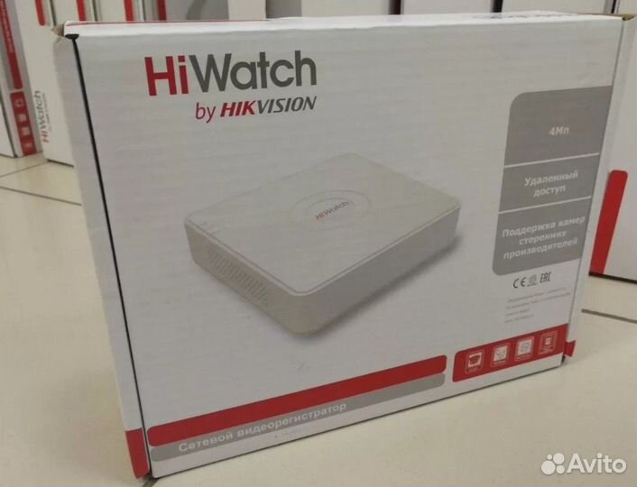 IP видеорегистратор Hiwatch DS-N204 4-кан