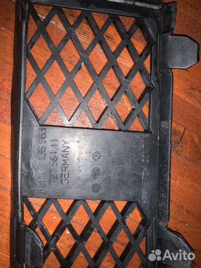 Bmw e65 решётка заглушка в бампер левая