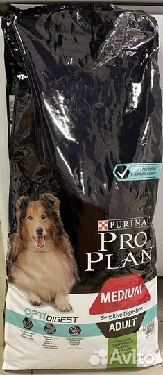 Корм для собак Про План 14кг ягненок