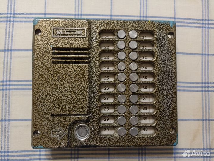 Блок вызова домофона мк20.2-TM4E