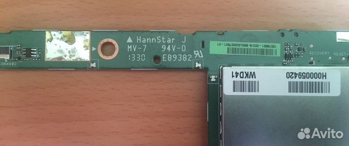 Плата Hannstar J MV-7 94V-0 1333-E89382 REV: 1.05