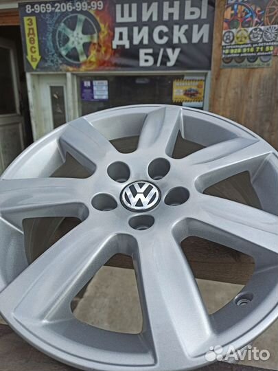 Литые диски 5 100 R15 оригинальные Volkswagen Polo