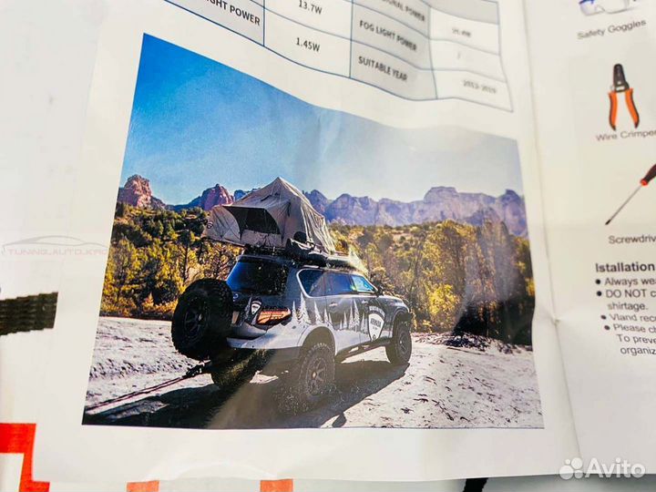 Стоп - сигналы Nissan Patrol 62 тюнинг LED B7944