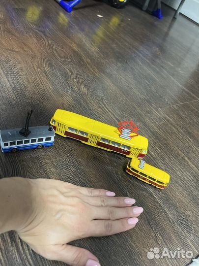 Набор транспорта металлического