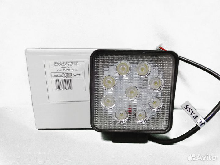 Светодиодная фара LED 27W OFF road