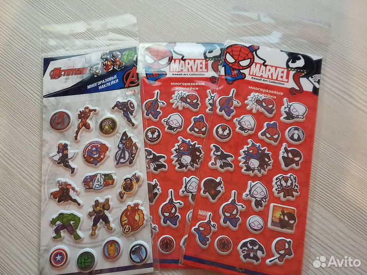 Набор Marvel(человек-паук,мстители)