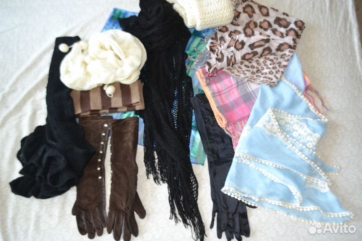 Шарфы, платки, снуд, перчатки