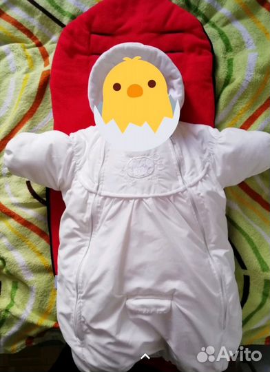 Конверт-комбинезон на выписку 0-4 мес kerry