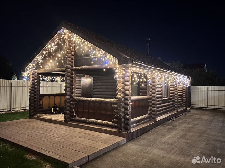 Новогоднее освещение. Установка гирлянд