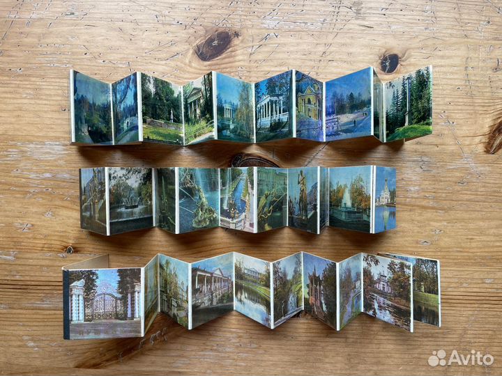 Набор открыток СССР Пушкин, Петродворец, Павловск