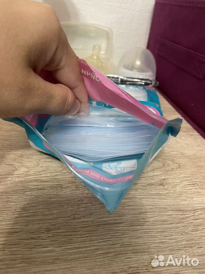 Молокоотсос электрический+ пакеты+ вкладыши