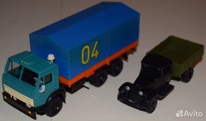 Масштабные модели Камаз и газ масштаб 1/43
