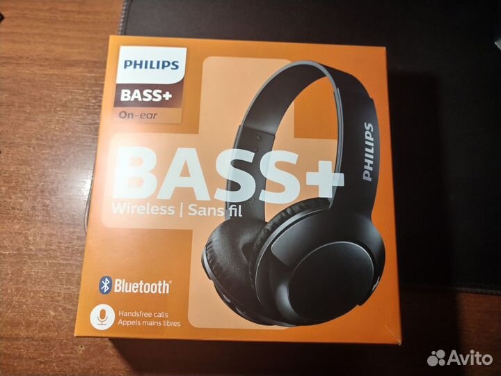 Беспроводные наушники Philips Bass+ SHB3075