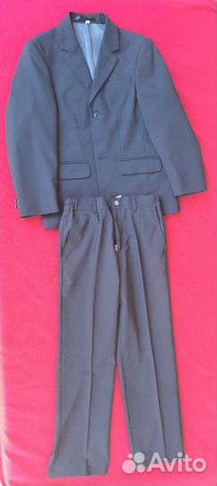 Школьный костюм для мальчика 128 черный