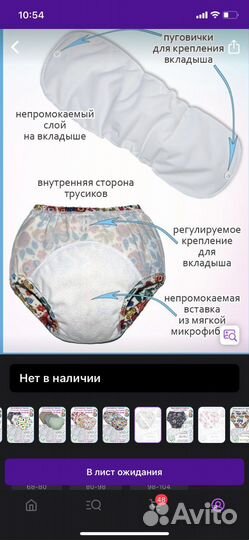 Непромокаемые трусики