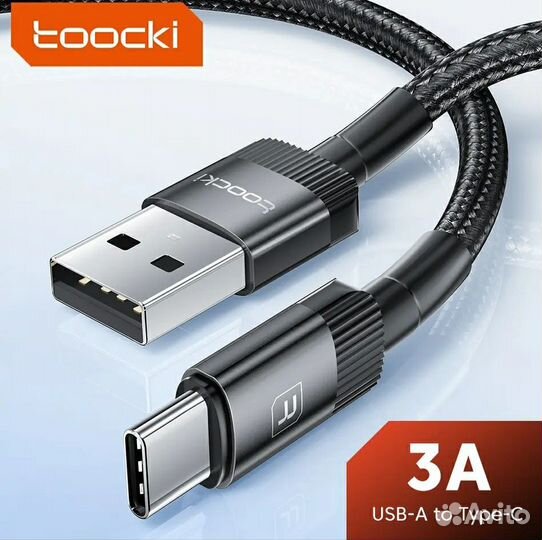 Новый USB Type C Кабель Toocki 3А