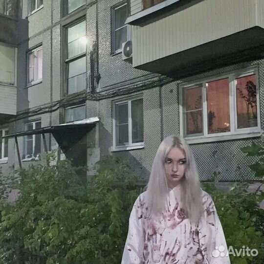 Худи белое, кастом