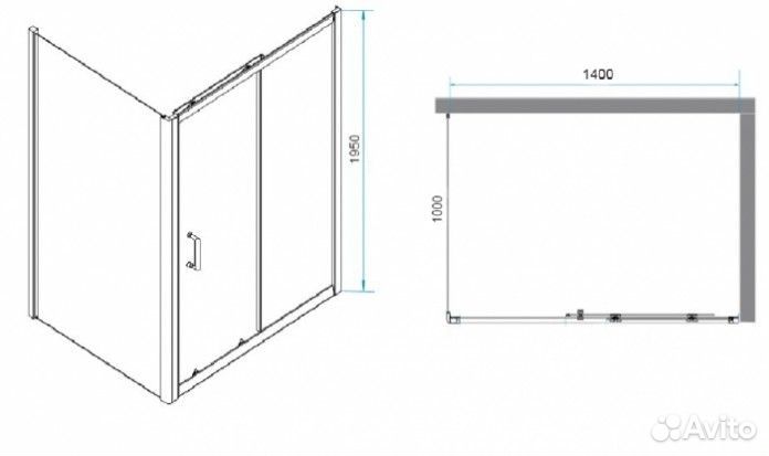 Душевой уголок RGW Passage PA-74-1 140x100