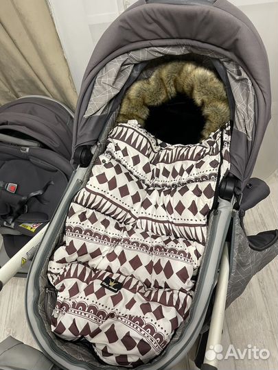 Зимний конверт в коляску elodie details