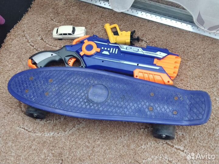 Скейтборд детский бластр нерф