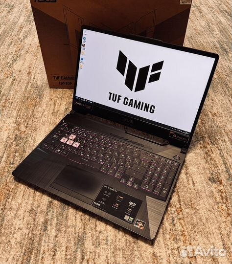 Игровой Asus TUF Ryzen 7 4800h +RTX 3050 + 16 ddr4
