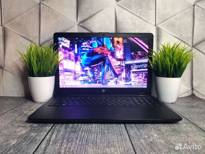 Современный Ноутбук HP/AMD/4GB/SSD 256/full HD