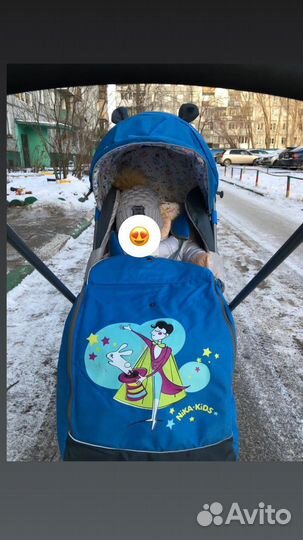 Детские санки коляска