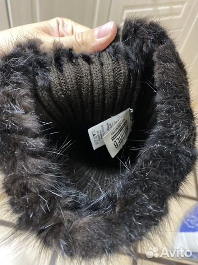 Шапка натуральный мех женская новая