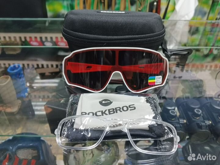 Спортивные очки для активного отдыха красный