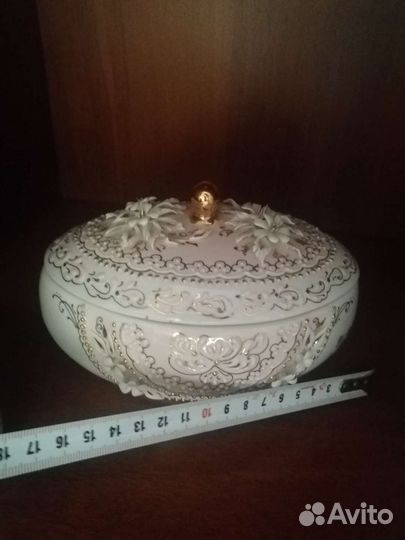 Подсвечник ваза шкатулка фарфор