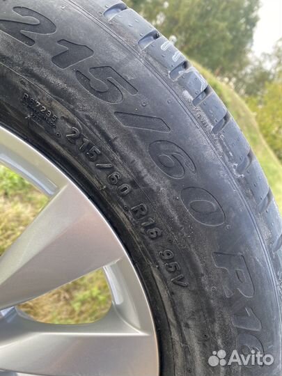 Новые летние оригинальные колеса Skoda Karoq R16