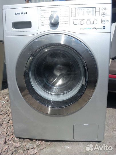 Стиральная машина Самсунг серебристый