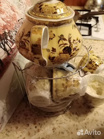 Чайный сервиз новый в коробке 