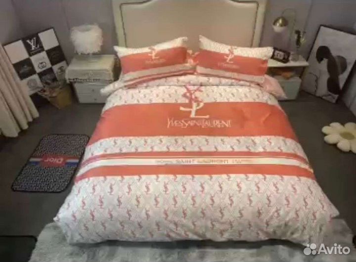 Постельное белье в стиле брендов макосатин евро