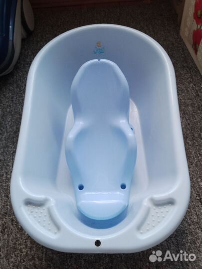 Детская ванночка для купания с горкой