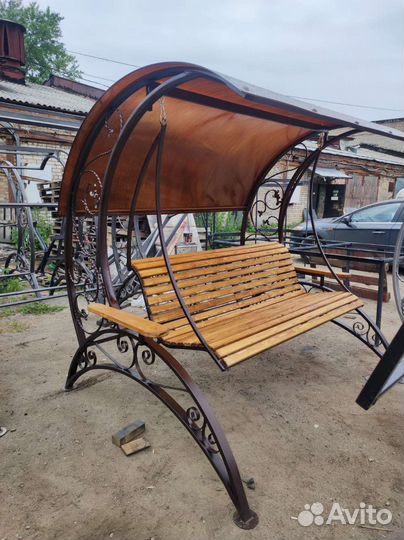 Садовые качели премиум