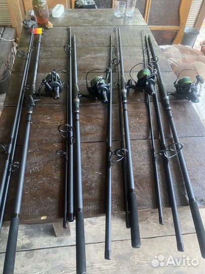 Карповые удилища + катушки+чехлы