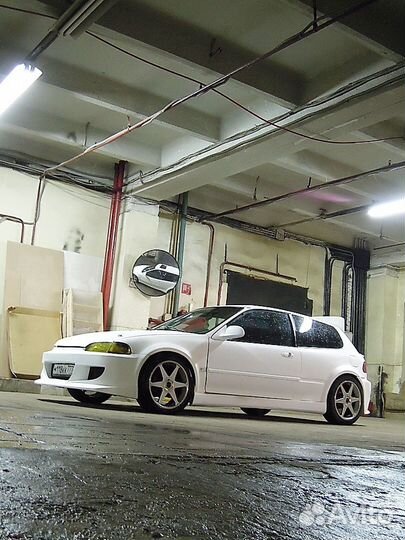 Крылья пластиковые +5 см honda civic 5