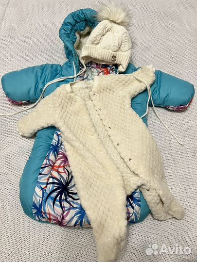 Конверт в автолюльку зимний