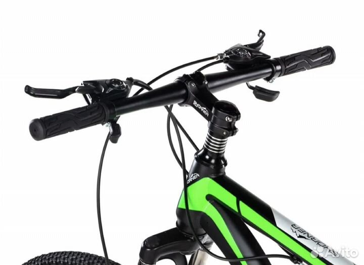Велосипед горный Shorner EX 26 чёрно-зелёный