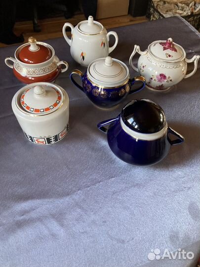 Винтажные сахарницы 50-60г СССР