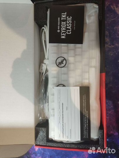 Клавиатура red square keyrox tkl classic white