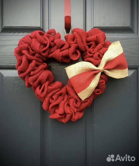 Декоративное сердце из фетра новое