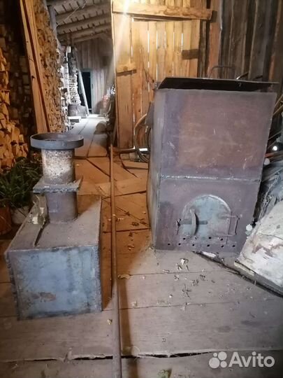 Печь в баню новая