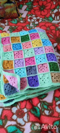 Плед, Ручная работа