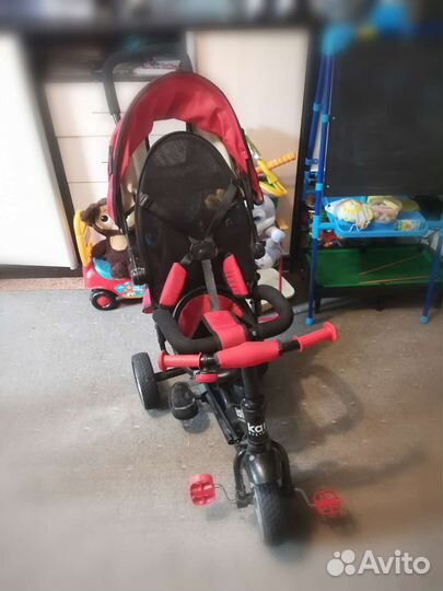 Велосипед коляска с ручкой