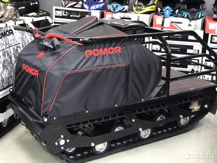 Мотобуксировщик Pomor M-500 K15 PRO 1450 мм реверс