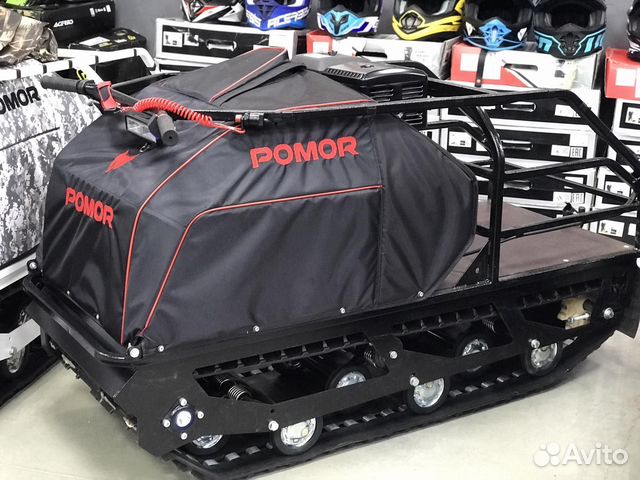 Мотобуксировщик Pomor M-500 K15 PRO 1450 мм реверс