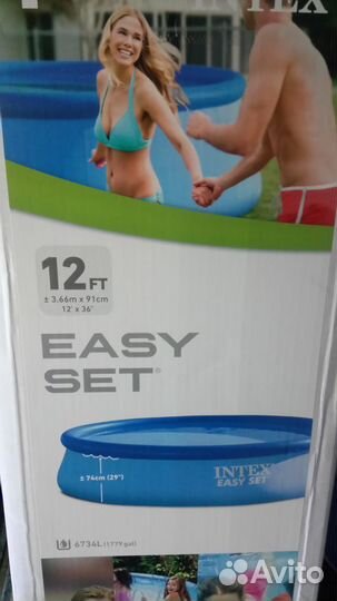 Надувной бассейн 366х91 inteX Easy Set 28