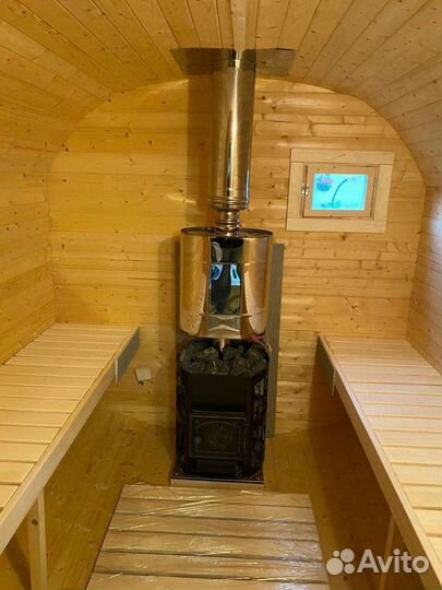 Баня квадро бочка 4 метра